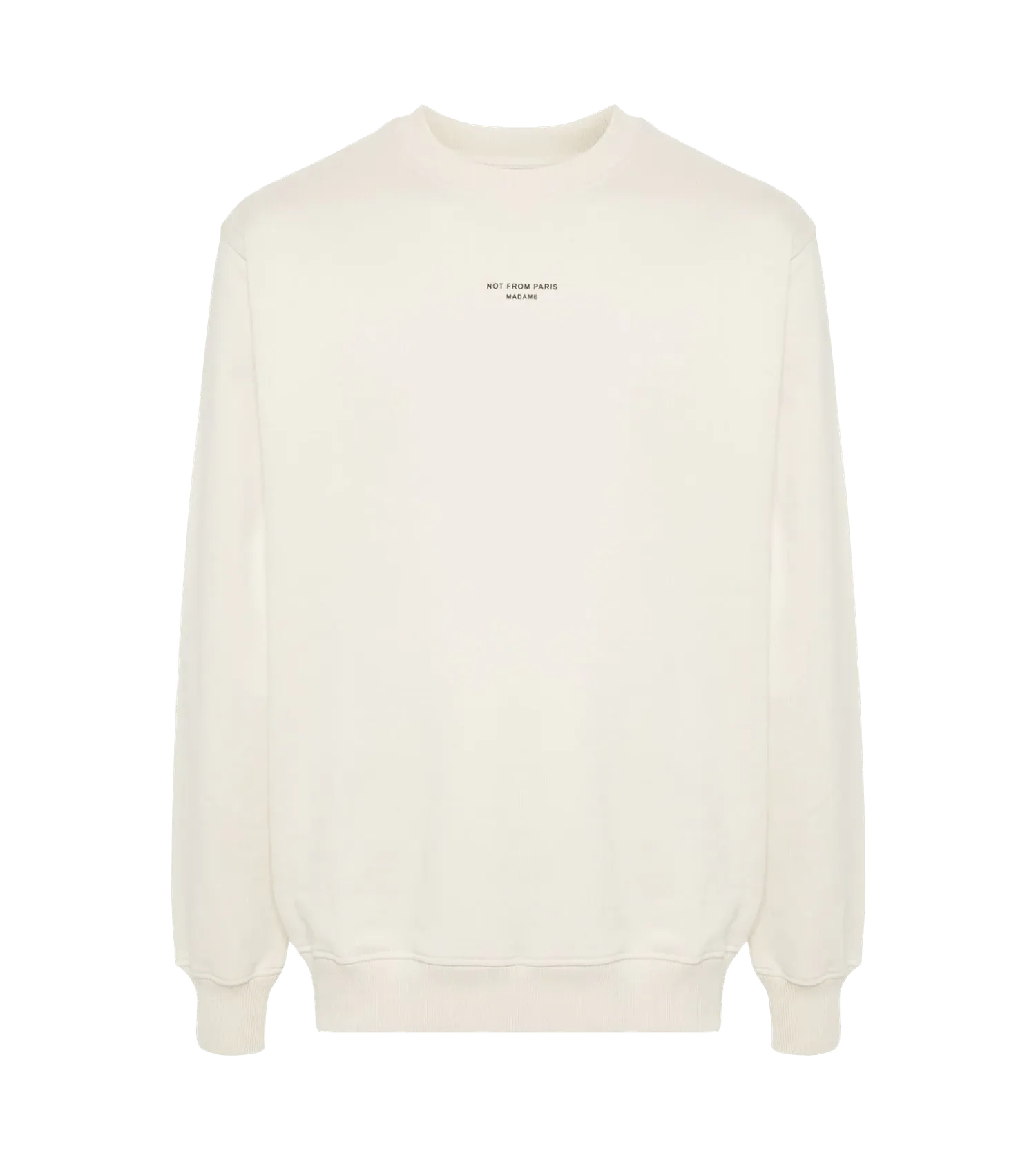 Drôle De Monsieur - Sweatshirt mit Slogan-Print - Größe L - schwarz