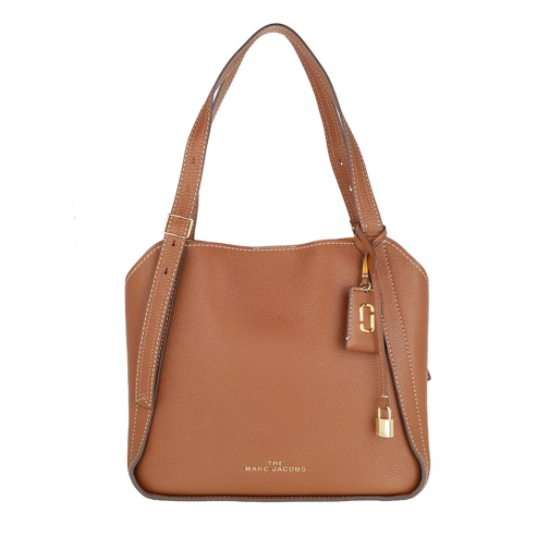 Marc Jacobs The Director Tote Bag Leather Brown Rymlig shoppingväska