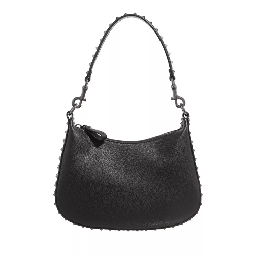 Valentino Garavani Hobo Bag Small Hobo Zip Top Black