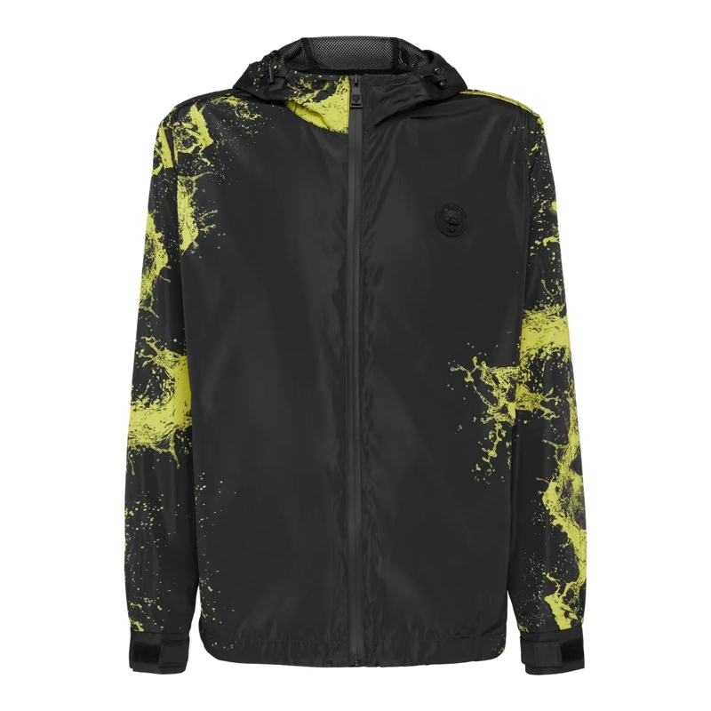 Plein Sport Daunenjacke Windbreaker Splash schwarz
