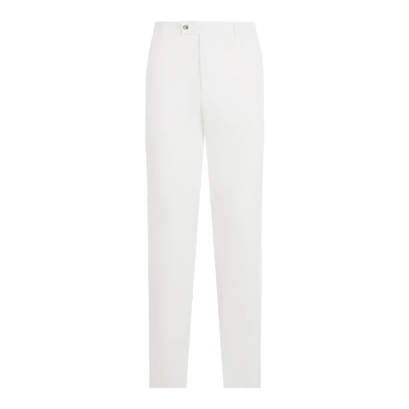 Philipp Plein Hose Linen Joy Fit Trousers weiss