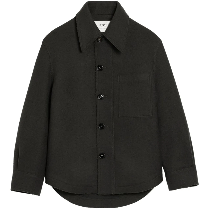 AMI Paris Übergangsjacke Jackets Grey grau