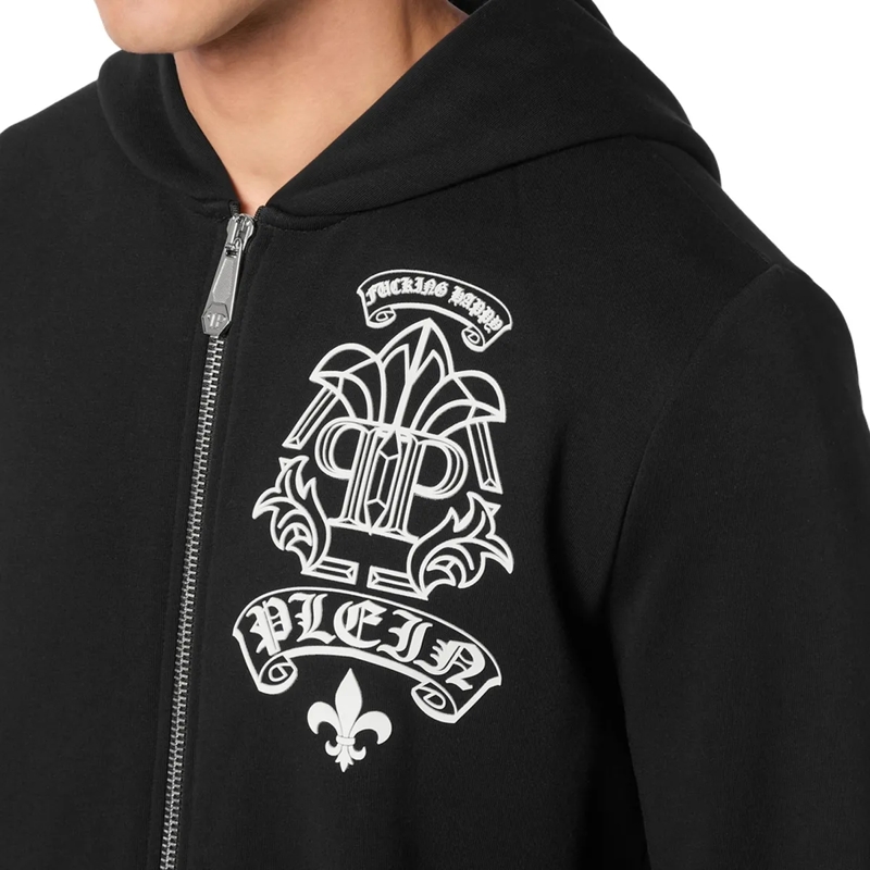 Philipp Plein Daunenjacke Sweatjacke schwarz(Image 4)