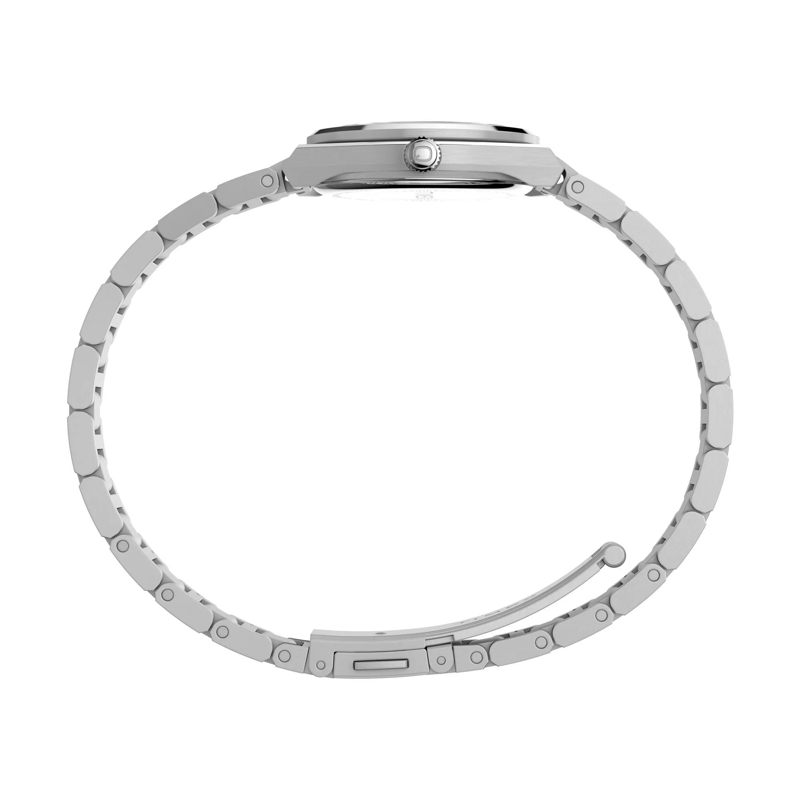 Timex Quarzuhr Quarz-Analoguhr Q Timex Continental Mini silber(Image 2)