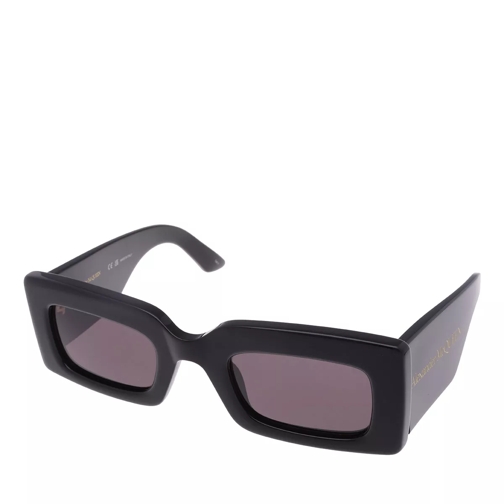 Alexander McQueen AM0433S BLACK-BLACK-GREY Sonnenbrille