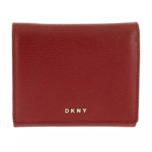 DKNY Trifold Wallet Wit Scarlet Vikbar plånbok