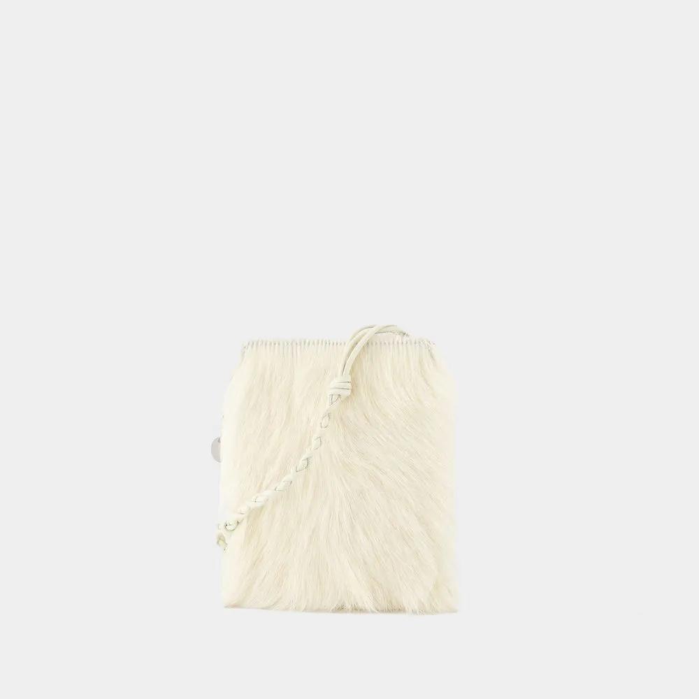 Jil Sander Hobo bags Tangle Small Crossbody Leather White in wit