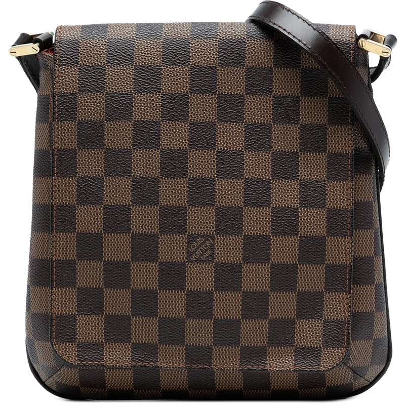 Louis Vuitton Schultertasche Damier Ebene Musette Salsa Long Strap braun