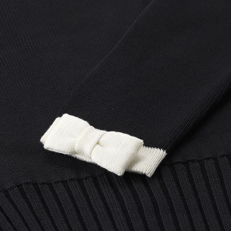 Valentino Garavani Cardigan Strickjacke aus Baumwolle schwarz(Image 5)