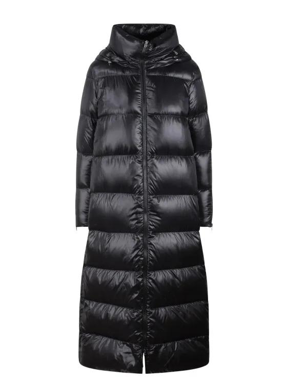 Herno - Nylon Long Down Jacket - Größe 40 - schwarz