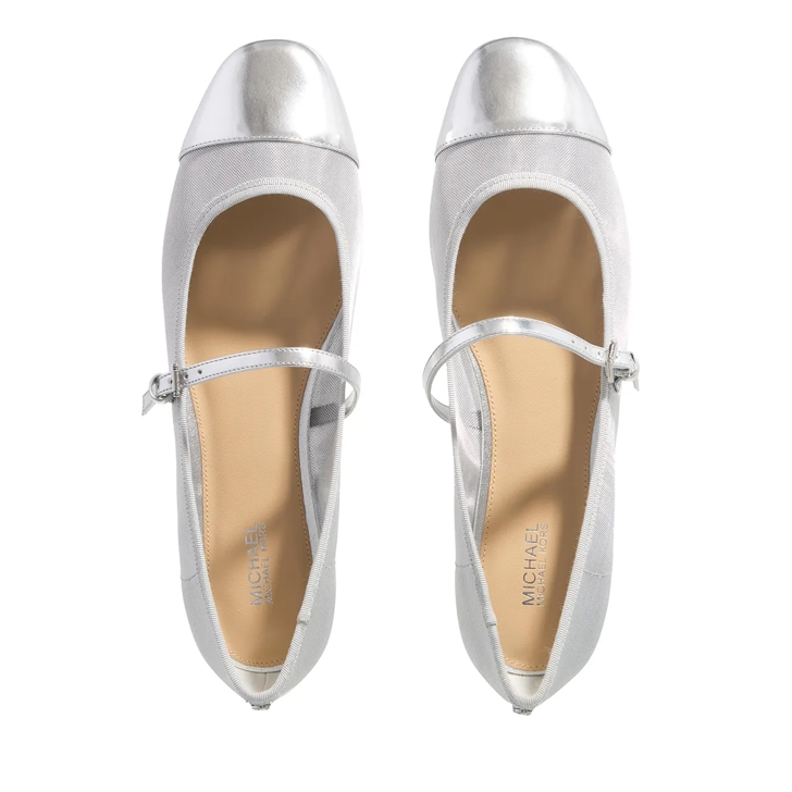 Michael kors silver slip on shoes online