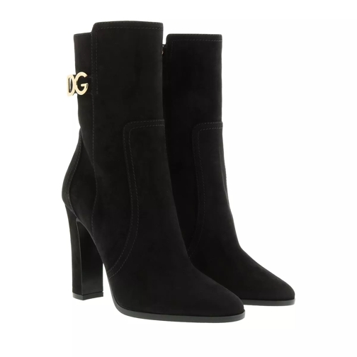 Dolce&Gabbana Boots Leather Black Stiefelette