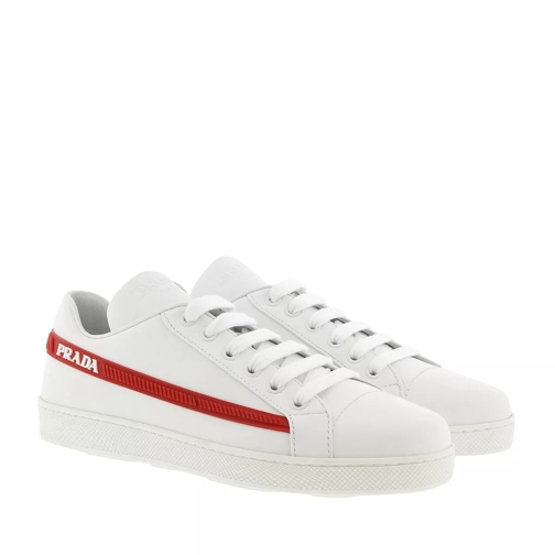Prada One Sneakers Bianco/Rosso Low-Top Sneaker