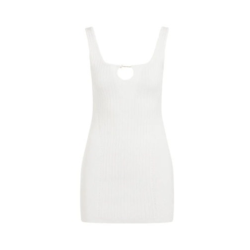 Jacquemus Mini-Kleider White La Mini Robe Sierra White