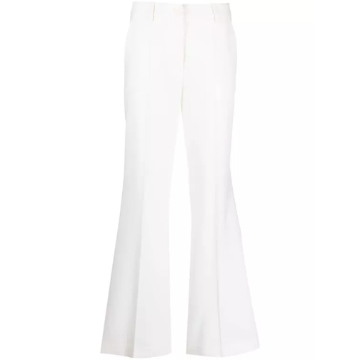 P.A.R.O.S.H. Flared Trousers White 