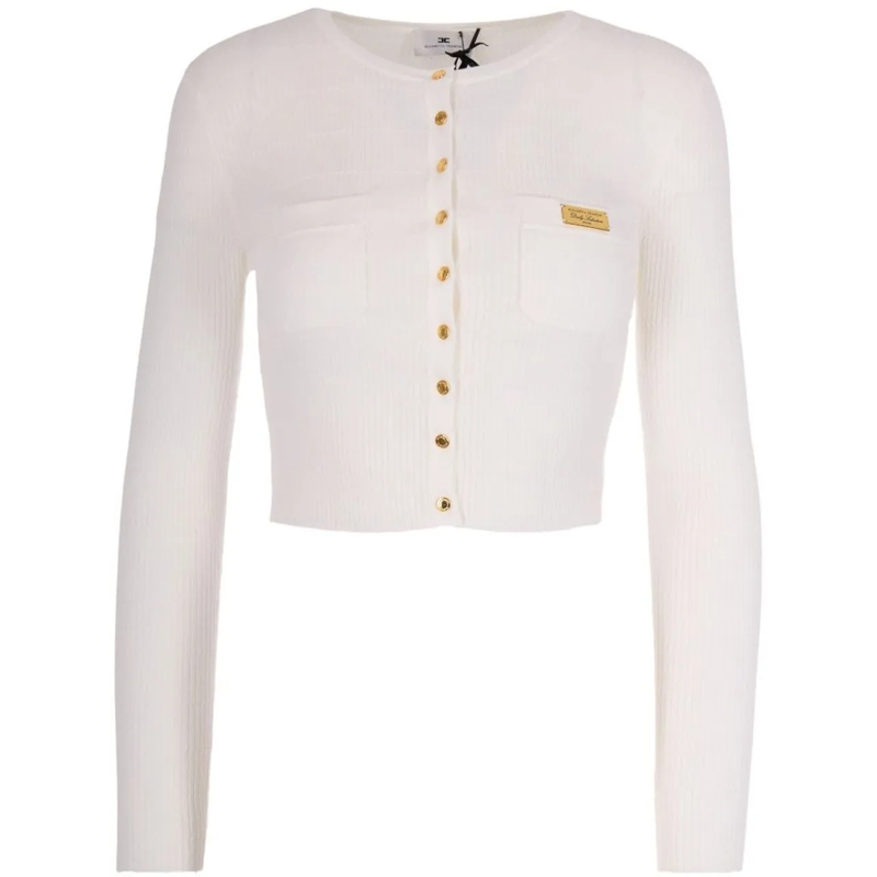Elisabetta Franchi  Sweaters Ivory weiß