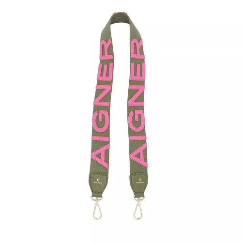 AIGNER Bagstrap Blossom Pink / Green Shoulder Strap