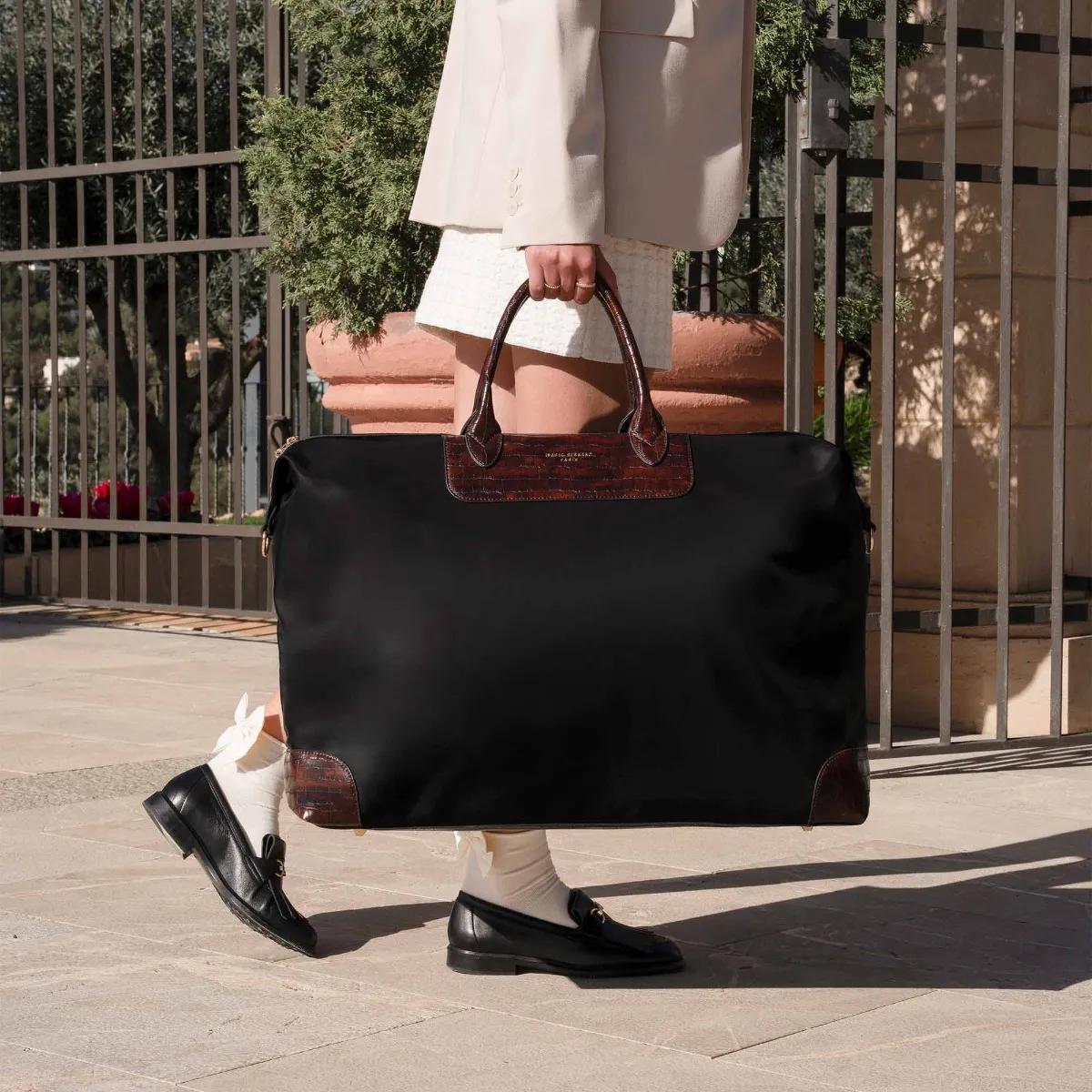 Isabel Bernard Weekender Du Louvre Clarice Reisetasche in zwart