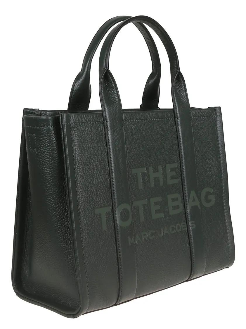 Marc Jacobs Totes & shoppers Grainy Leather Small Tote With Adjustable Shoulder in groen