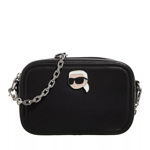 Karl Lagerfeld K/Ikonik 2.0 Leather Cmb Pin Black Camera Bag