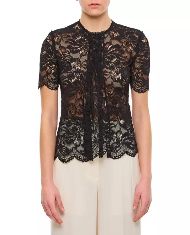 Paco Rabanne - Lace Blouse - Größe 36 - black