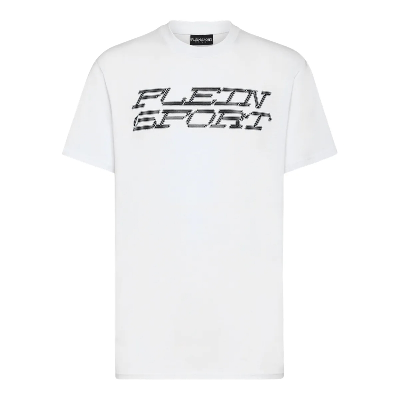 Plein Sport T-Shirt T-Shirt Tiger weiss
