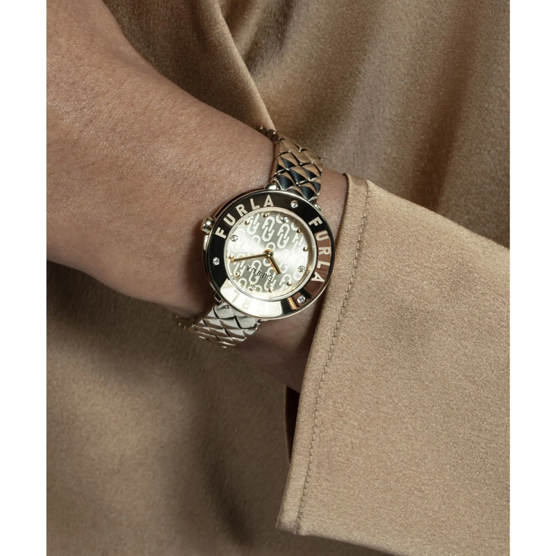 Furla Quarzuhr Quarz-Analoguhr Furla Essential gold(Image 2)