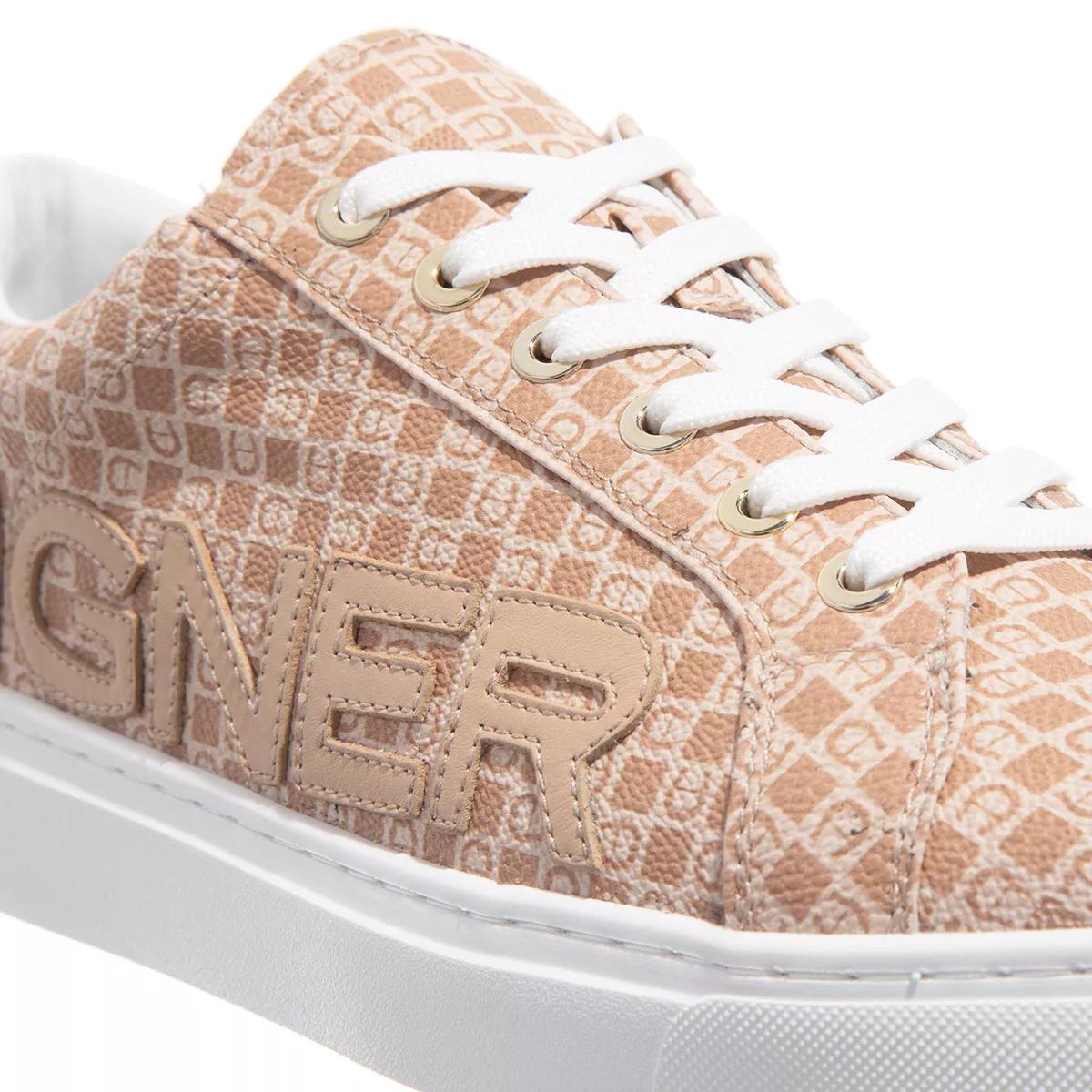 Sneakers beige hot sale con zeppa