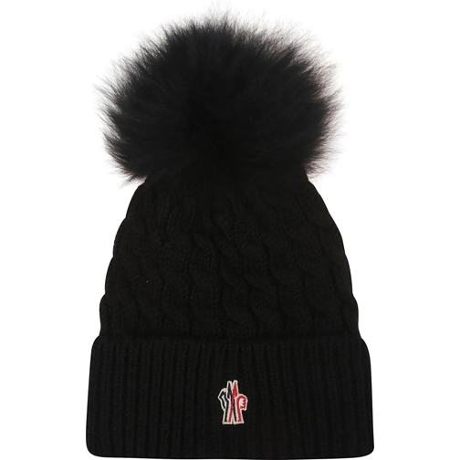 Moncler  Tricot Beanie Black schwarz