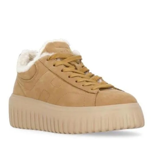 Hogan H-Stripes Sneakers Brown låg sneaker