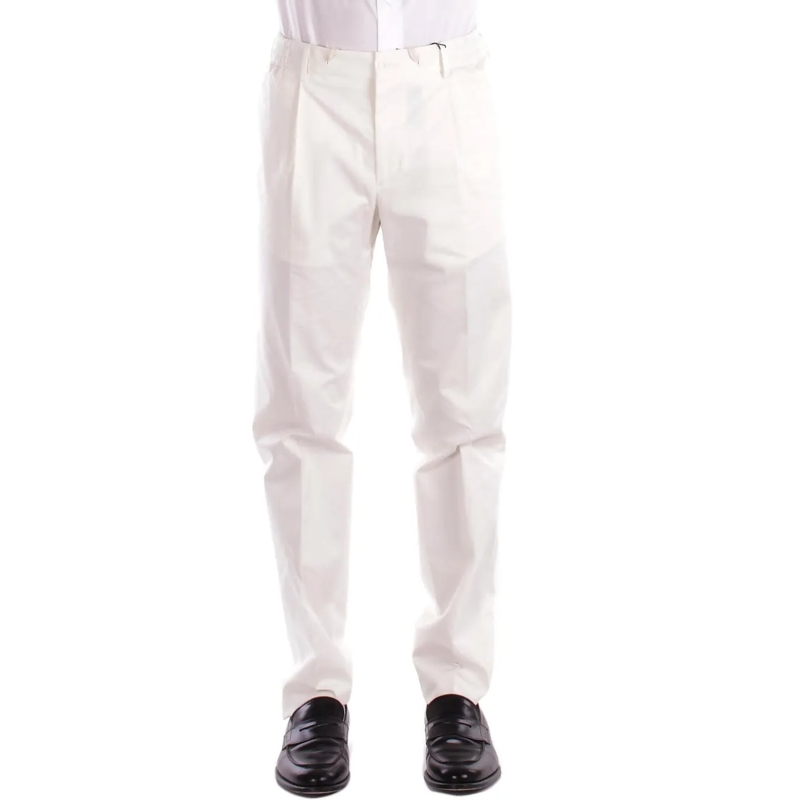Tagliatore  Trousers Cream weiß