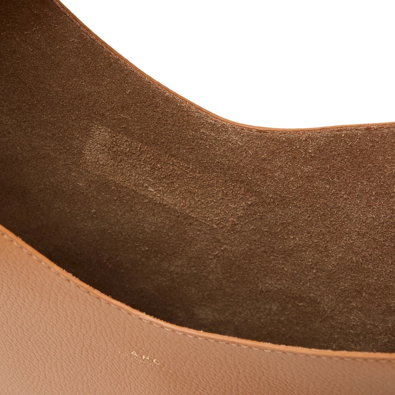 A.P.C. Hobo Bag Le Neige Cab Camel(Image 4)