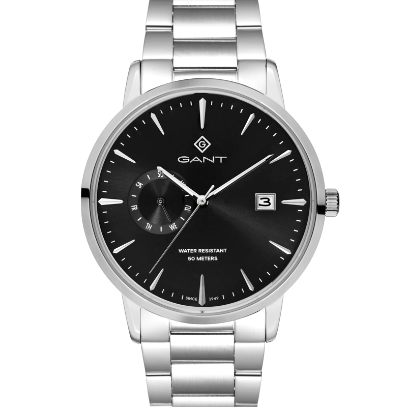 GANT Quarzuhr Modisch, stylisch und immer im Trend - diese runde silber