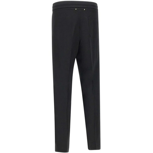 Golden Goose Pantalon décontracté Wide Leg Wool Gabardine Jogging Pants Black (Image 7)