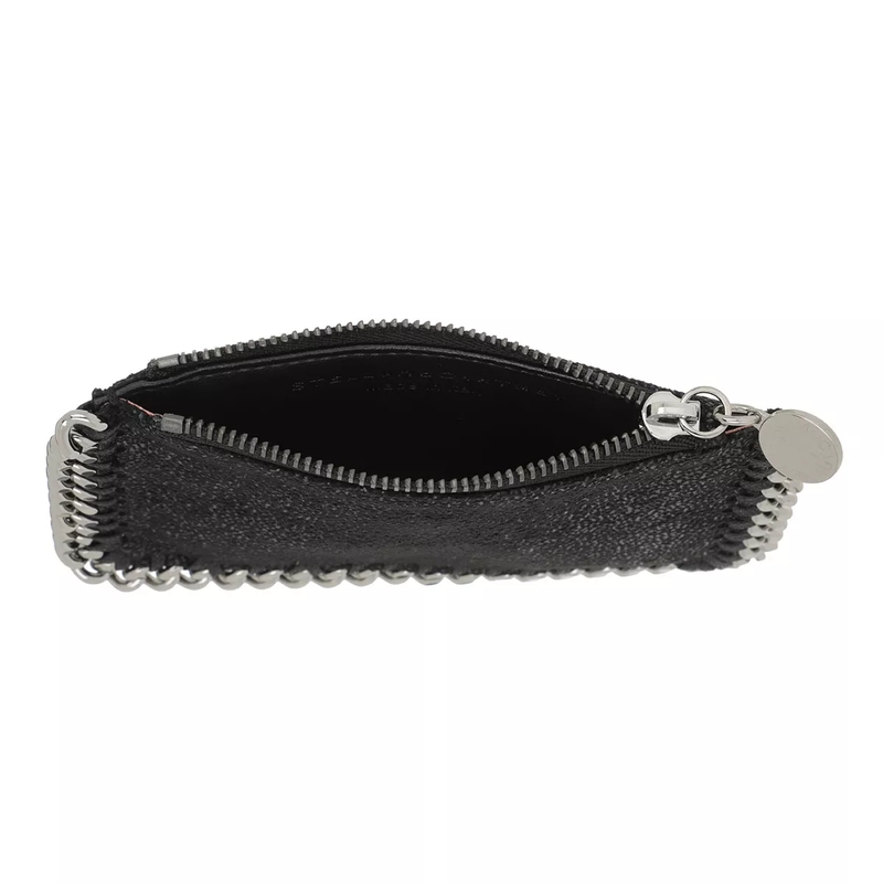 Stella McCartney Münzportemonnaie Falabella Card Case Leather Black(Image 4)