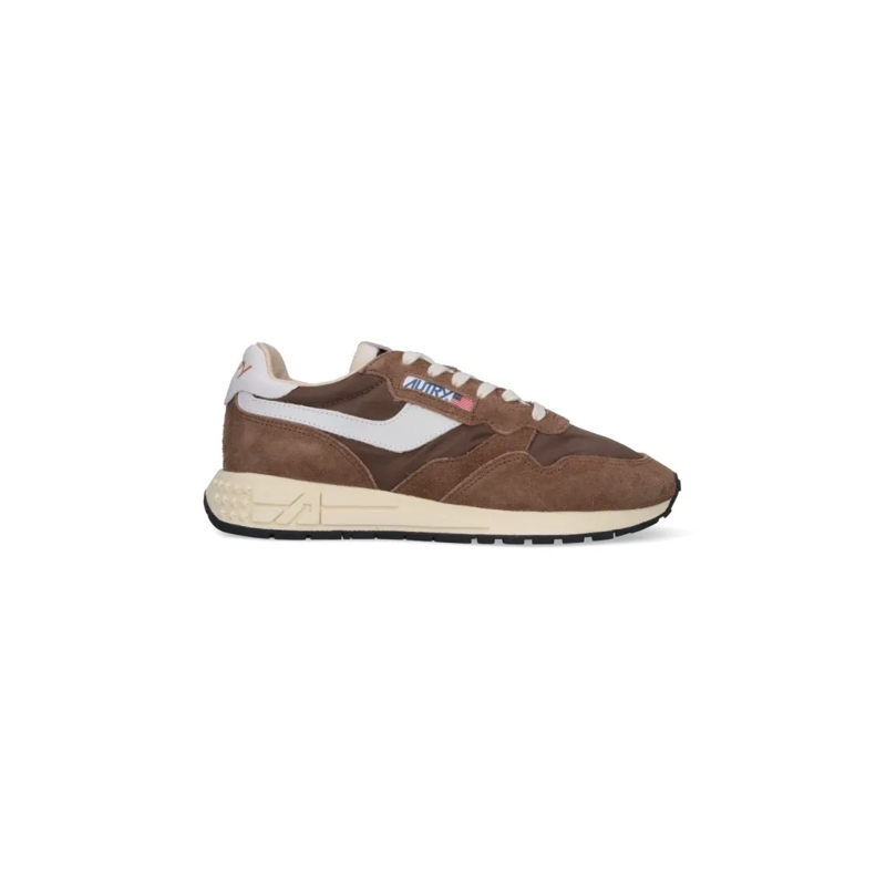 Autry International Sneaker basse Brown Leather Sneakers With Timeless Design Brown