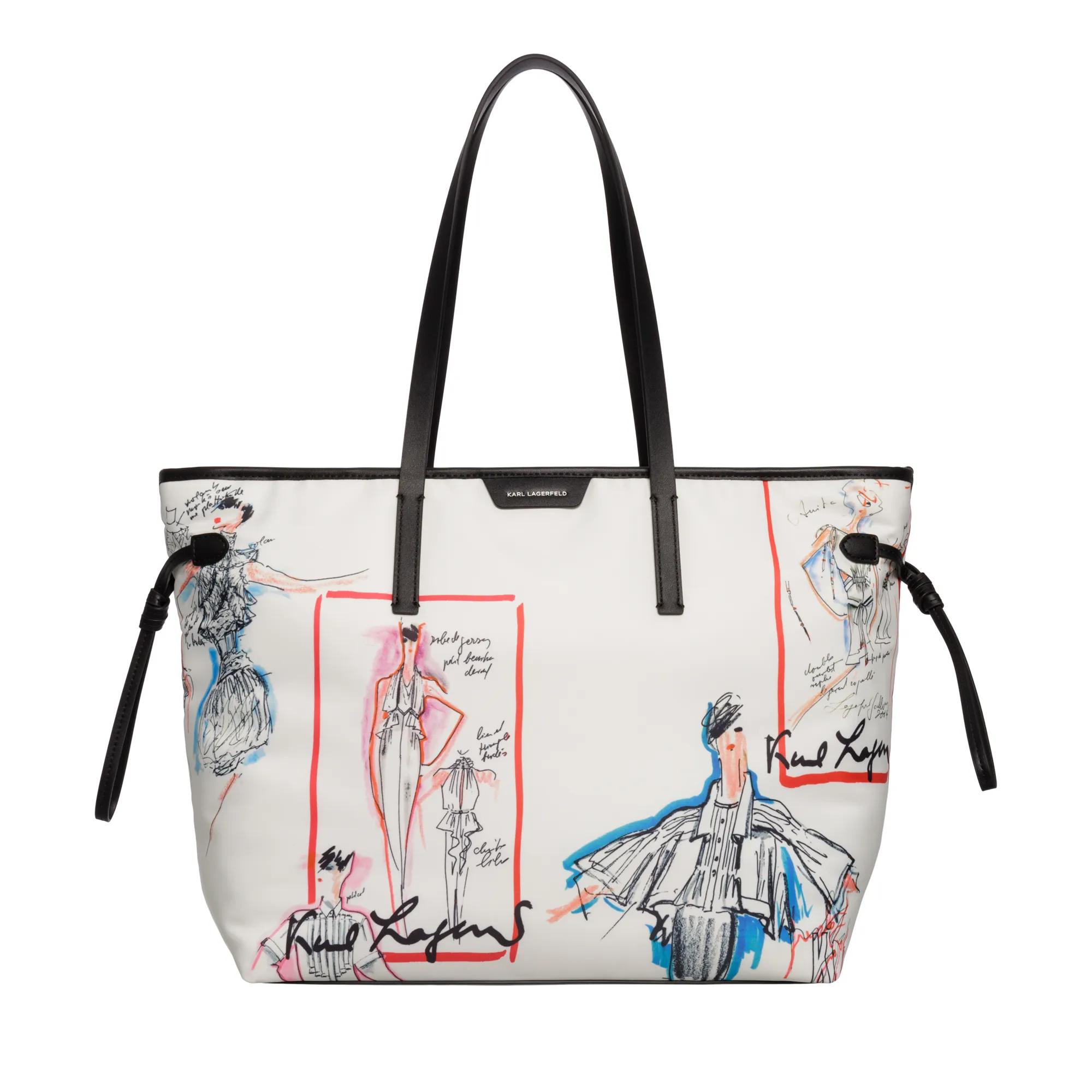 Karl Lagerfeld Karl Series Nylon Tote Multi Shopping Bag