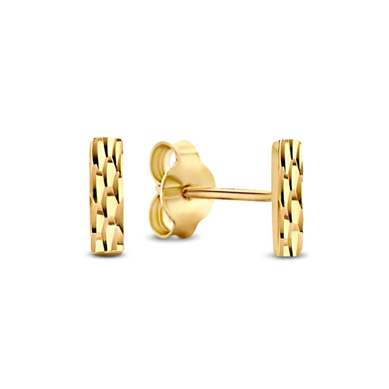Isabel Bernard Boucles d'oreilles Rivoli Laura 14 karat stud ear studs Gold