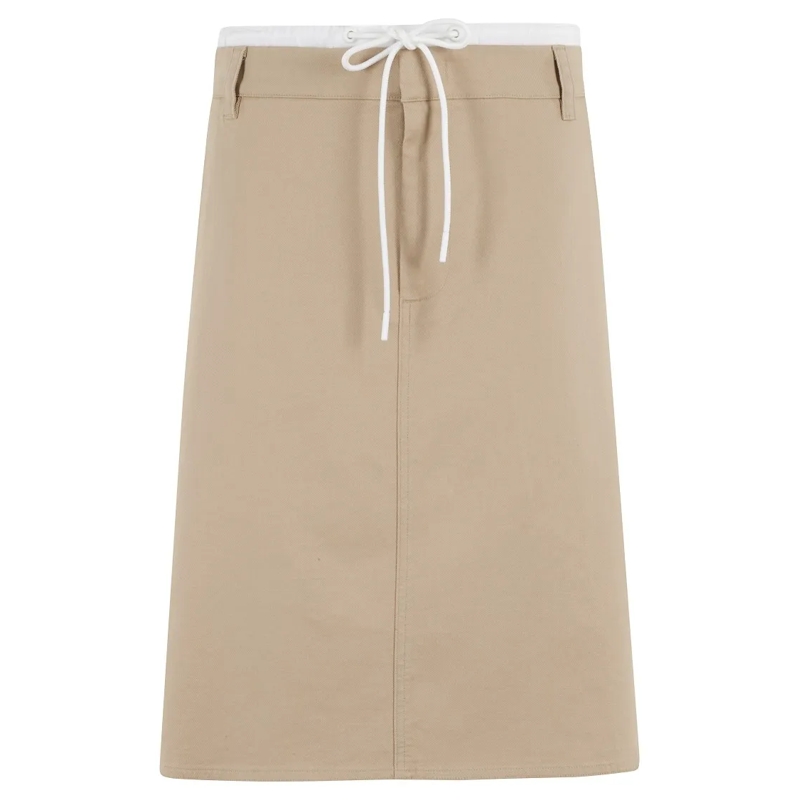 Vince Midirock Mid Rise Double Waistband Skirt Neutrals