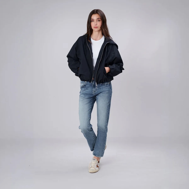 True Religion Übergangsjacke - Lange Ärmel- Oversize-Schnitt- Balloon-Ärmel- blau(Image 2)