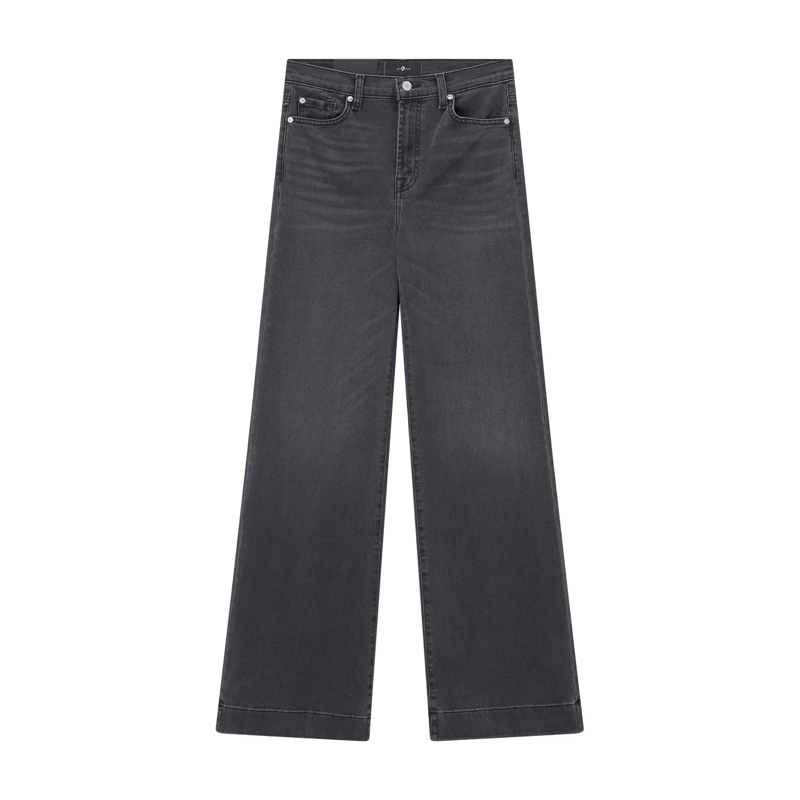 Seven for all Mankind Jeans Flared Jeans Inkstorm grau