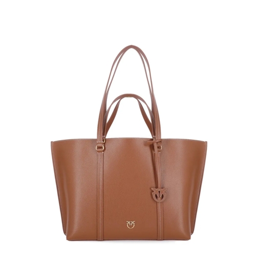 Pinko Carrie Shopper Big Brown Borsa da shopping