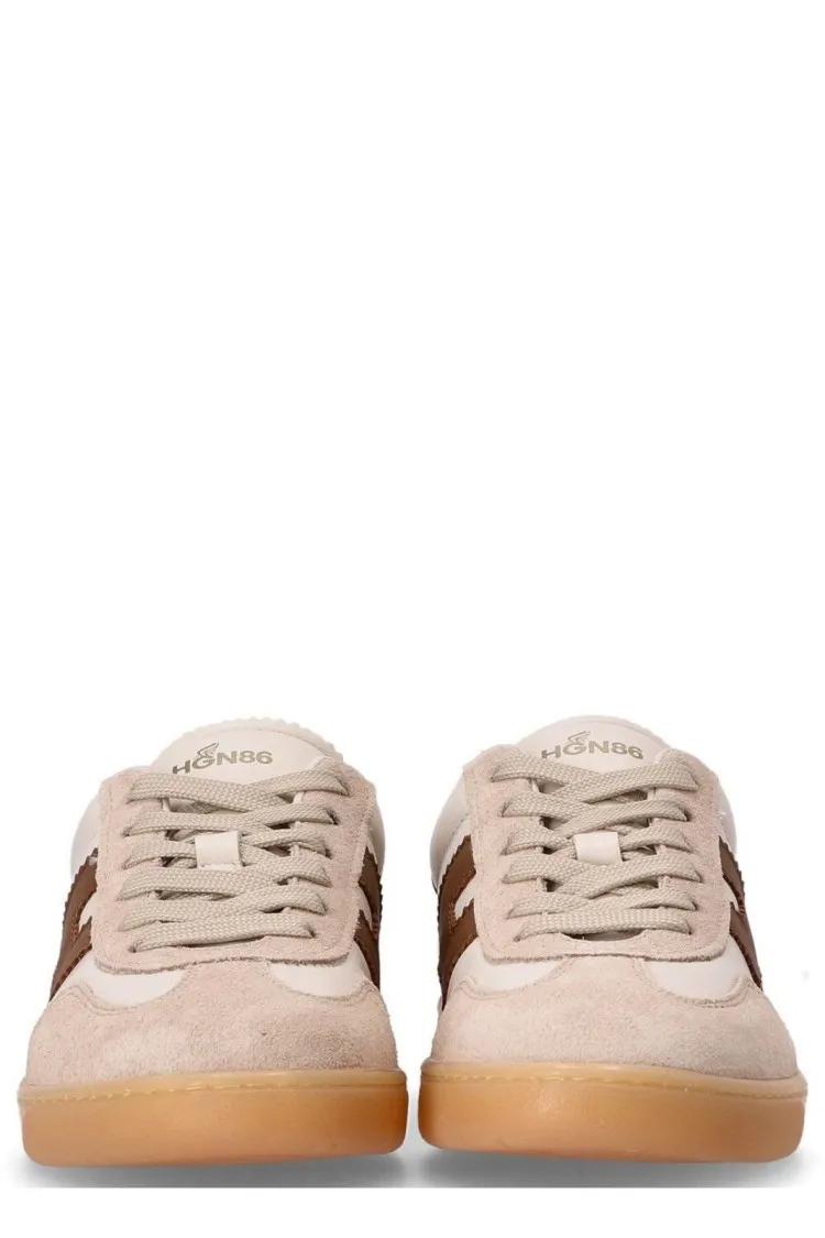 Thumbnail - Hogan Low-Top Sneaker - White H Chocolate Cool Leather Sneakers - Gr. 37,5 (EU) - in Beige - für Damen