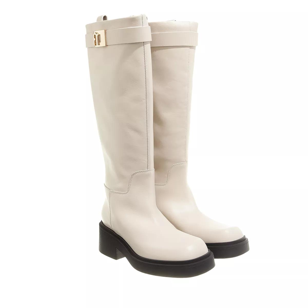 Furla Boots & Stiefeletten - Furla College High Boot T.35 - Gr. 38 (EU) - in Beige - für Damen