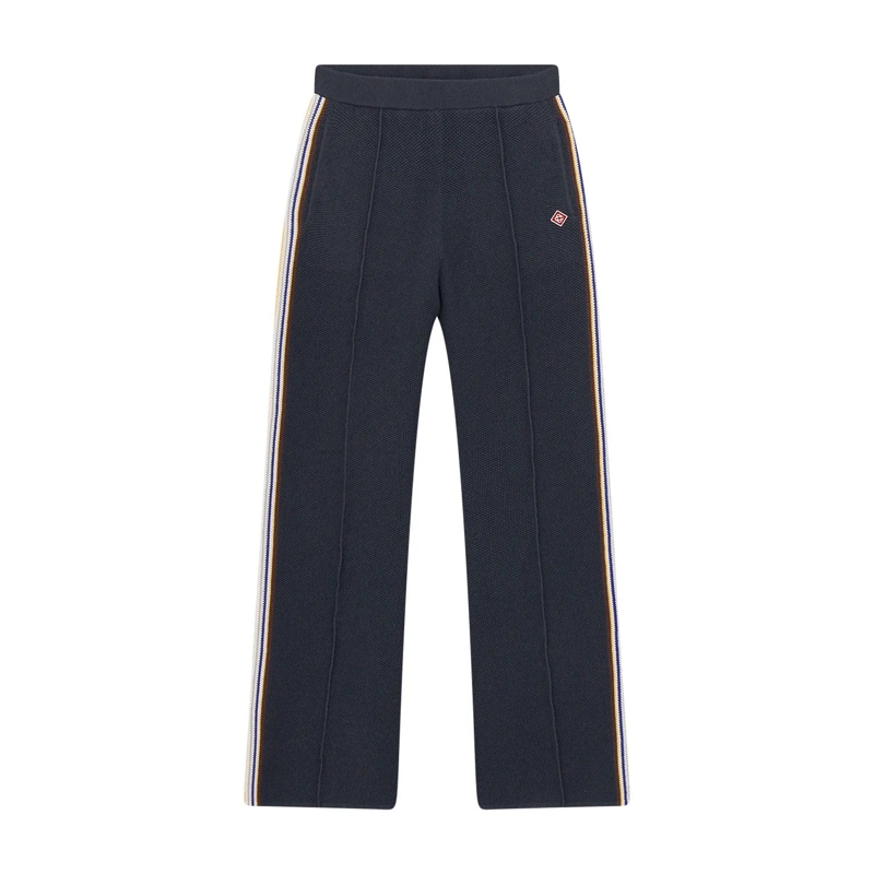 Casablanca Hose Sweatpants aus Baumwoll-Mix dunkelblau