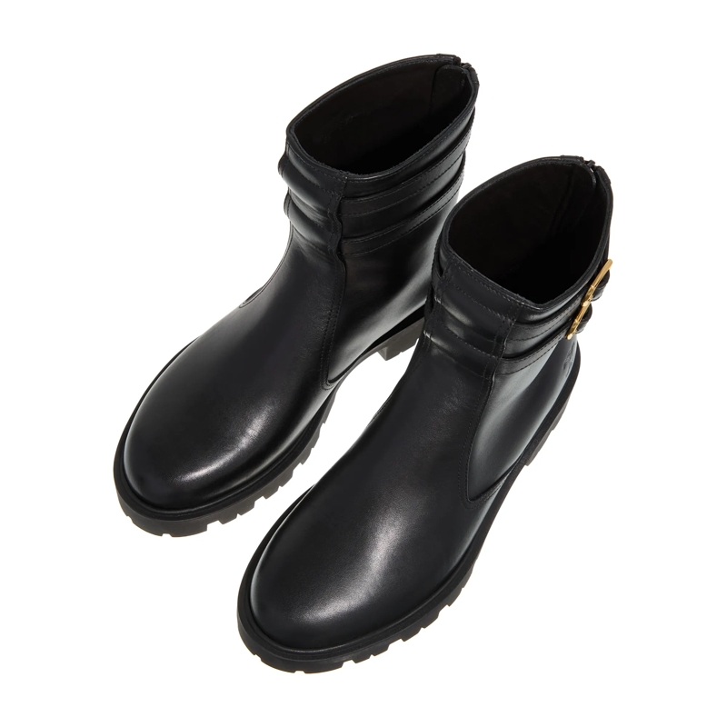 Celine Enkele laarsjes Double Buckle Boots Black(Image 6)