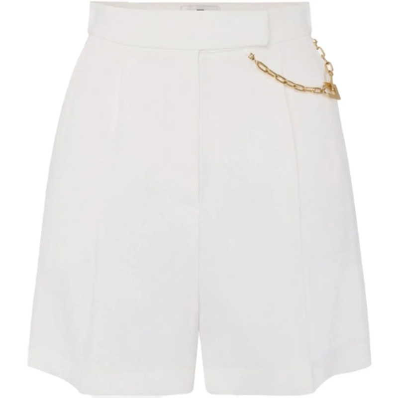 Elisabetta Franchi Shorts Shorts Ivory weiß