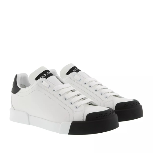 Dolce&Gabbana Bianche Sneakers Bianco/Nero Low-Top Sneaker