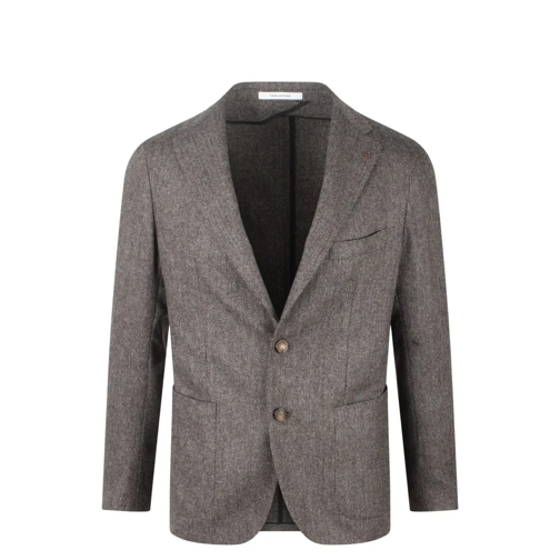 Tagliatore Blazer Tweed Jacket Grey