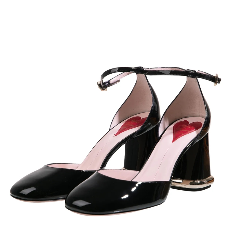 Roger Vivier Pumps Roundytoe Ankle Strap 85 Nero(Image 3)